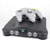 Nintendo 64 konsol m. controller og kabler