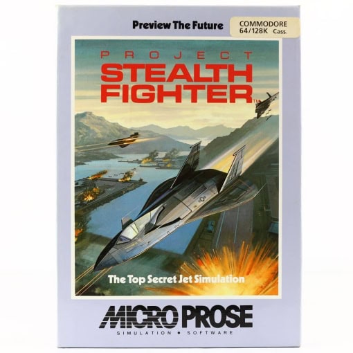 Project Stealth Fighter (C64 Cassette)