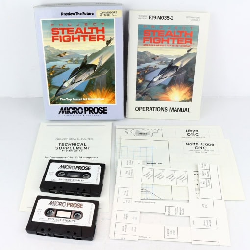Project Stealth Fighter (C64 Cassette) - Image 3