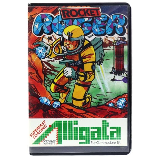 Rocket Roger (C64 Cassette)