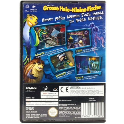 Shark Tale (Nintendo GameCube - Tysk) - Image 2