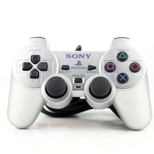 Original Sony PlayStation 2 DualShock 2 Controller Silver
