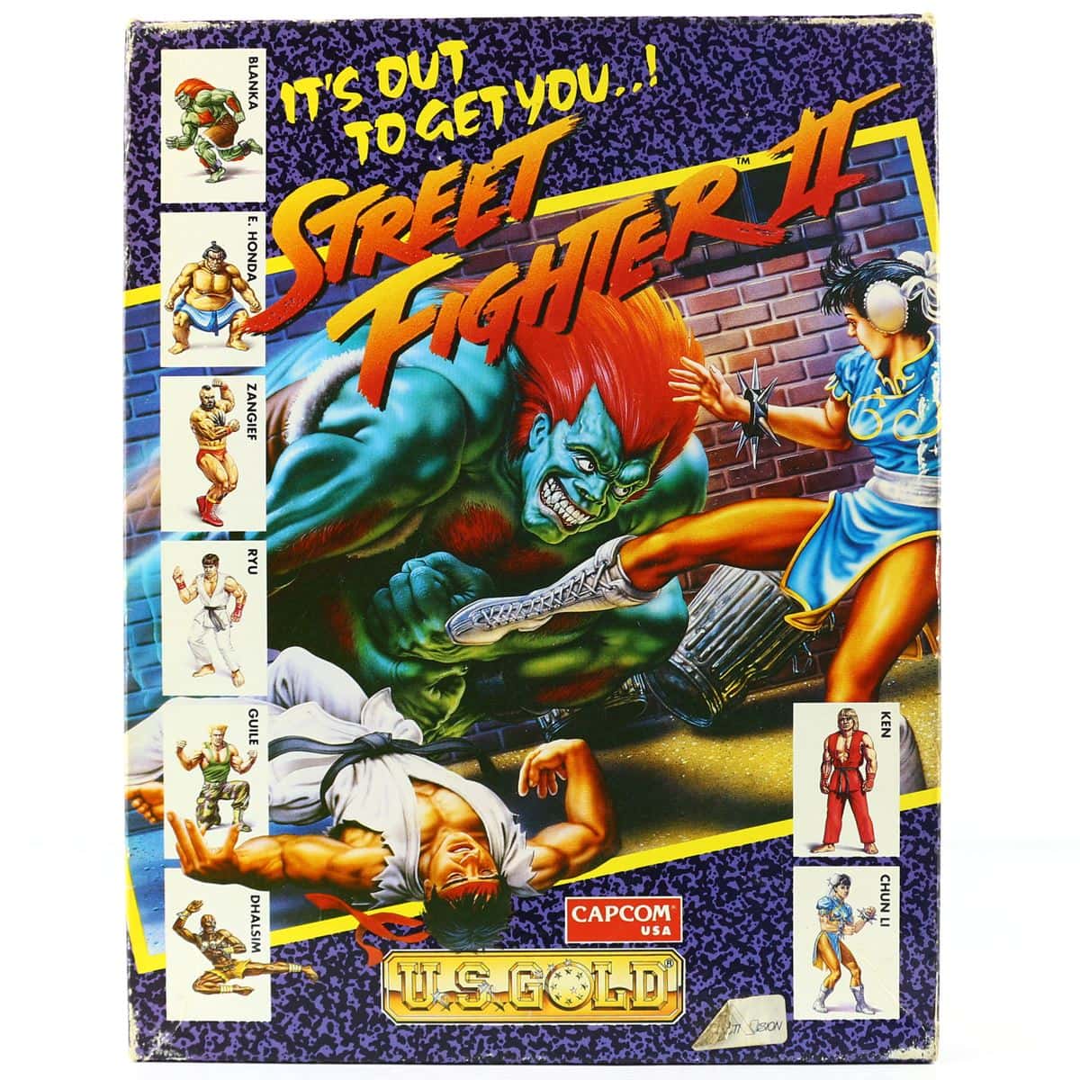 Arcade Stadium Street Fighter II Key Holder Chain Porte-Clés E