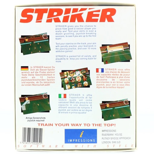 Striker No. 9 (Amiga, Small Box) - Image 2