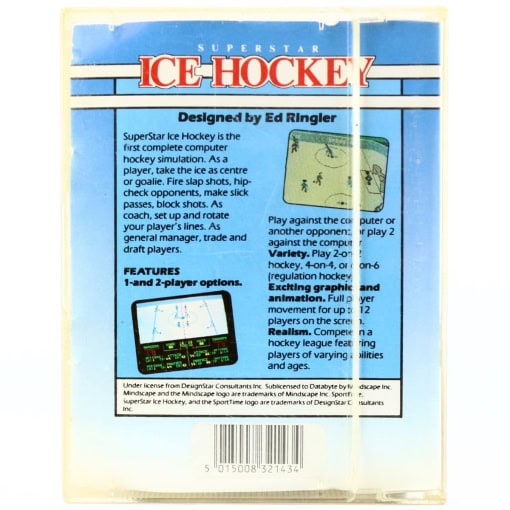 Superstar Ice Hockey (C64 Cassette) - Image 2