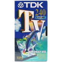 TDK VHS 240 videobånd (Ny)