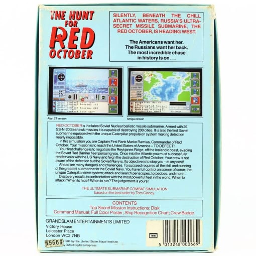 The Hunt for Red October (C64 Cassette) - Billede 2