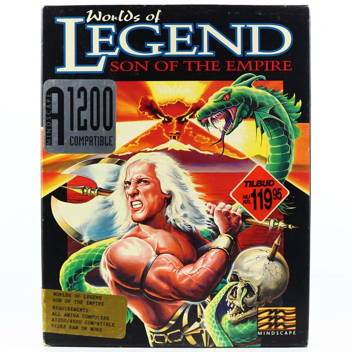PC DOS 1992: Worlds of Legend: Son of the Empire - 3,5 disk - BIG BOX EUR 59,00 - DE