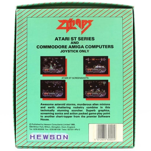 Zynaps (Amiga, Small Box) - Image 2
