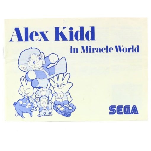 Alex Kidd in Miracle World (SEGA Master System manual) - Image 2