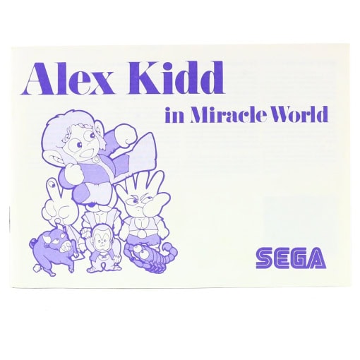 Alex Kidd in Miracle World (SEGA Master System manual) - Image 3