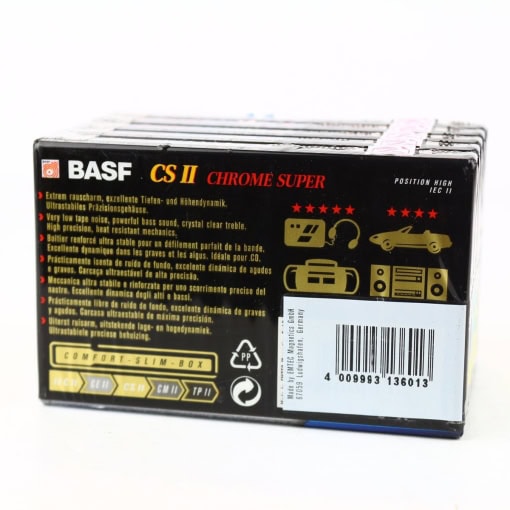 BASF CSII Chrome Super Kassettebånd (5-Pack) - Image 2