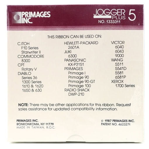 Jogger Plus Multi-Strike Ribbon Cartridge - Image 2