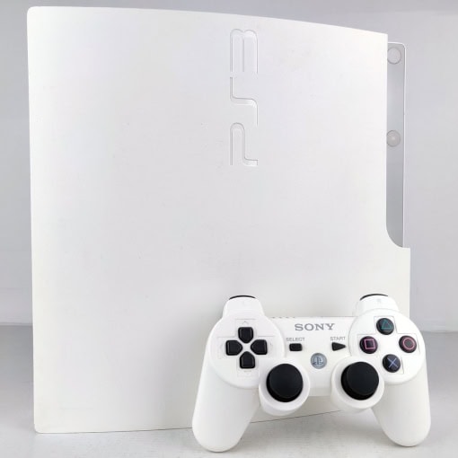 Sony Playstation 3 320GB Slim Konsol Hvid (Refurbished)