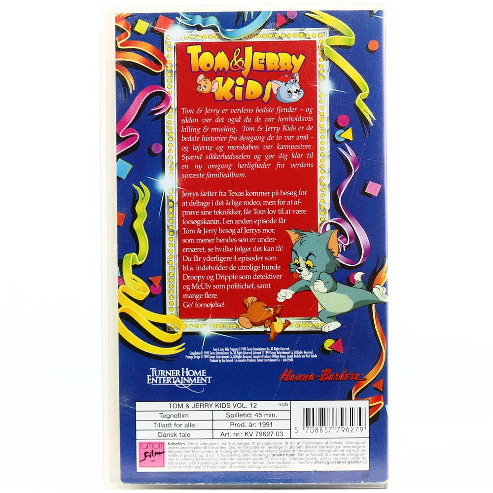 Tom & Jerry Kids Vol. 12 - Rodeoet (VHS) - WTS Retro - Køb filmen her
