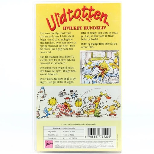 Uldtotten - Hvilket hundeliv (VHS) - Image 2