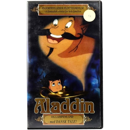 Aladdin og lampes ånd (VHS)