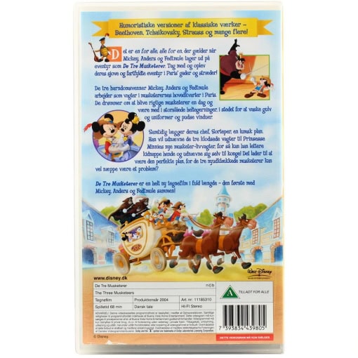 De tre musketerer - Disney (VHS) - Image 2