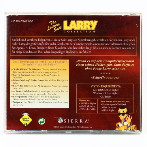Leisure Suit Larry: 1-2-3-5-6: Collector's Edition (PC Jewelcase) - Image 2