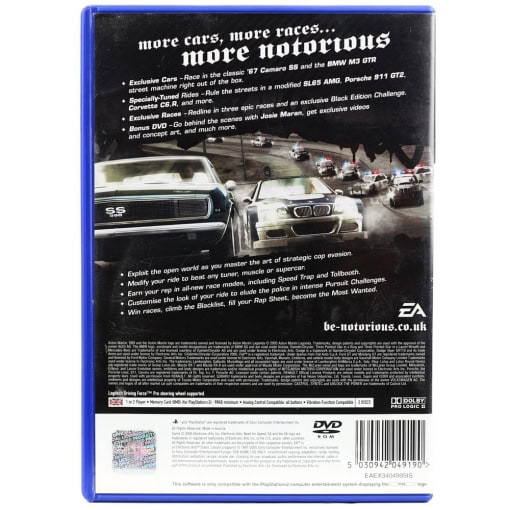 Need for Speed: Most Wanted - Black Edition (PS2) - Billede 2