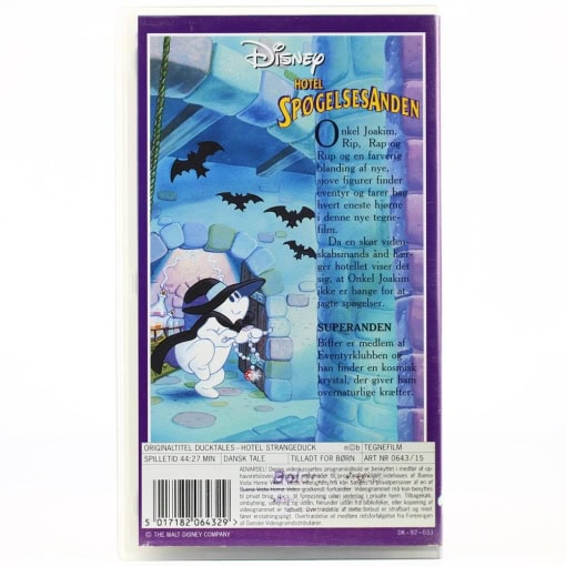 Rip, Rap & Rup På Eventyr - Hotel Spøgelsesanden - Disney (VHS) - Image 2
