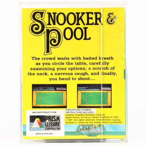 Snooker & Pool (C64 Cassette) - Image 2