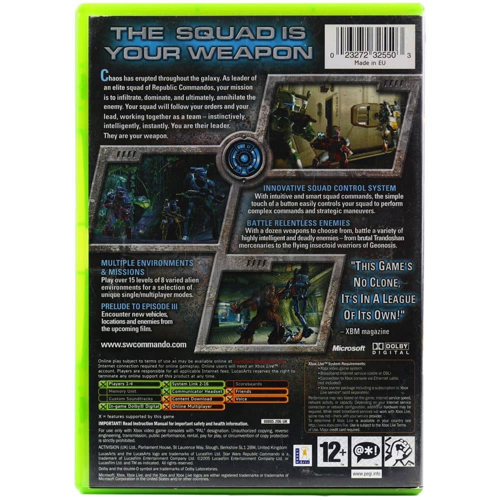 Achat jeu Star Wars : Republic Commando pas cher