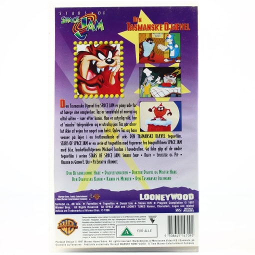 Stars of Space Jam - Den Tasmanske Djævel (VHS) - Image 2