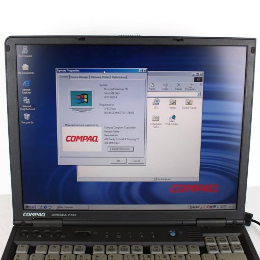 Compaq Armada E500 (Pentium III 900MHz, Win98SE) - Image 3