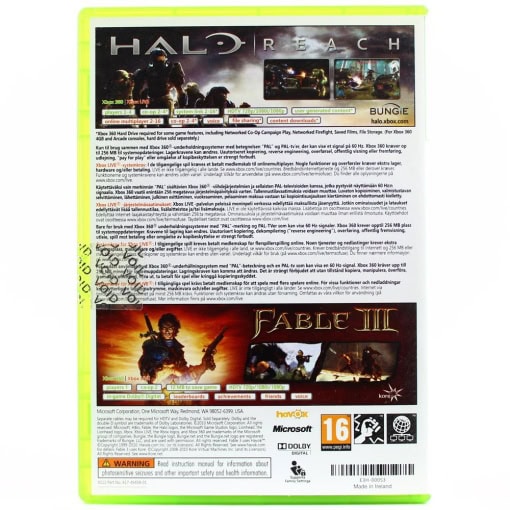 Halo 3: Reach / Fable III - Double Pack (Xbox 360) - Image 2