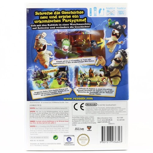 Raving Rabbids: Die verrückte Zeitreise (Nintendo Wii - Tysk) - Image 2