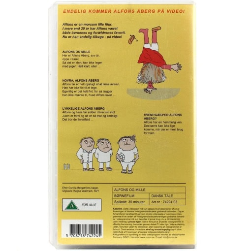 Alfons og Mille (VHS) - Image 2