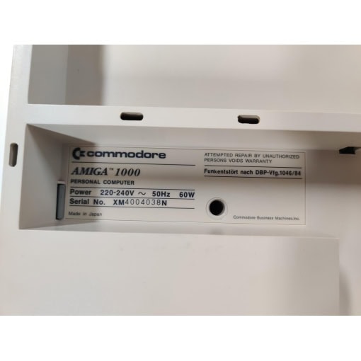 Amiga 1000 med tastatur og 1MB RAM Expansion - Image 10