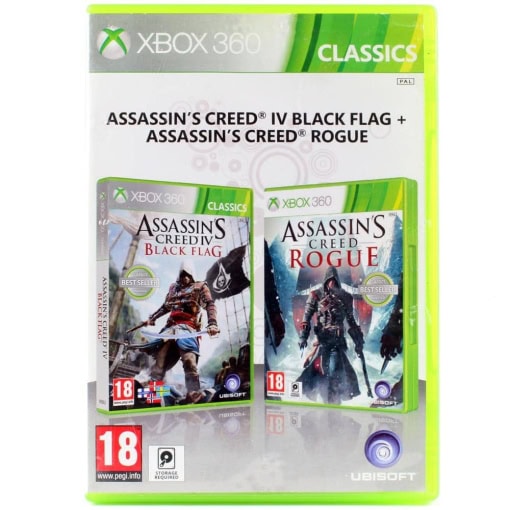 Assassin's Creed IV: Black Flag + Assassin's Creed: Rogue (Xbox 360)
