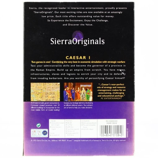 Caesar I (PC Jewelcase - Sierra Originals) - Image 2