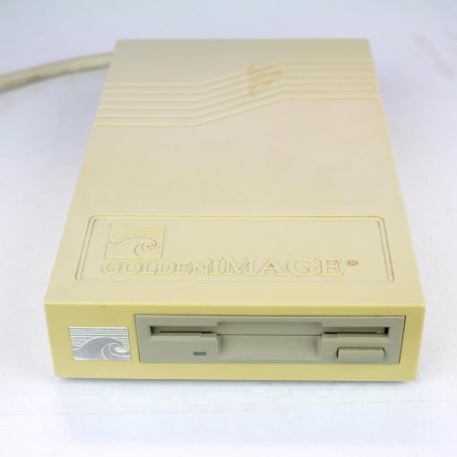 Eksternt Golden Image Diskettedrev til Amiga