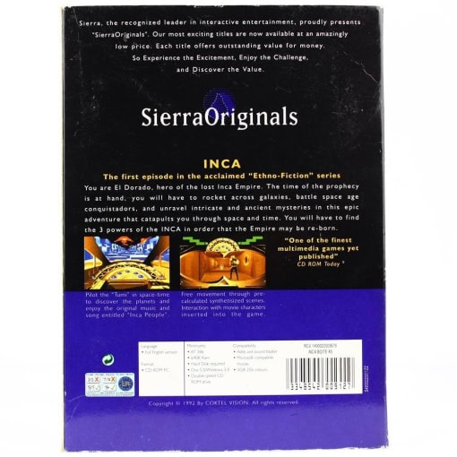 Inca (PC Jewelcase - Sierra Originals) - Image 2