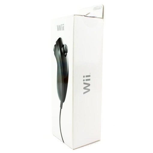 Nintendo Wii Nunchuk Controller (Sort - Ny) - Image 3