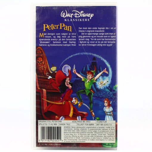 Peter Pan - Disney (VHS) - Image 2