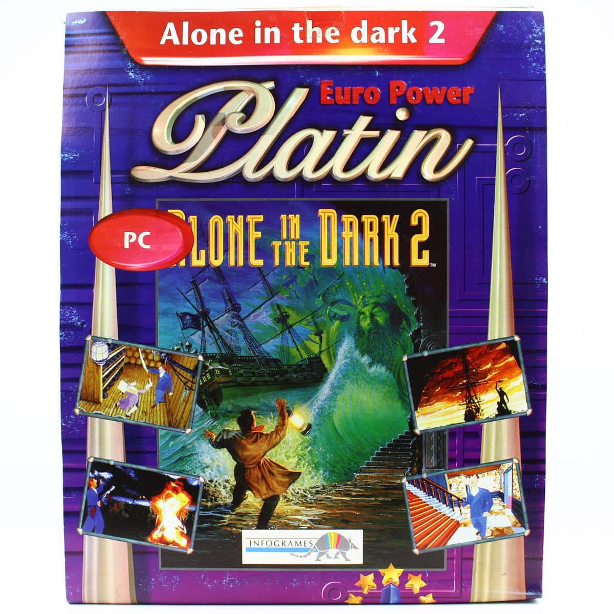 Alone In The Dark 2 Sur PC - Jeu D'horreur Complet En Français - Bon état