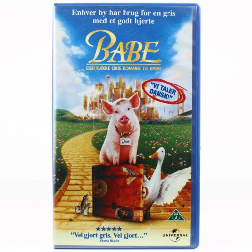 Babe - den kække gris kommer til byen (VHS)