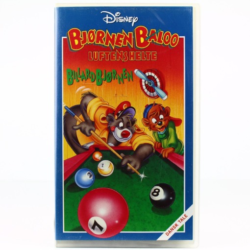 Bjørnen Baloo: Luftens Helte - Billiardbjørnen - Disney (VHS)