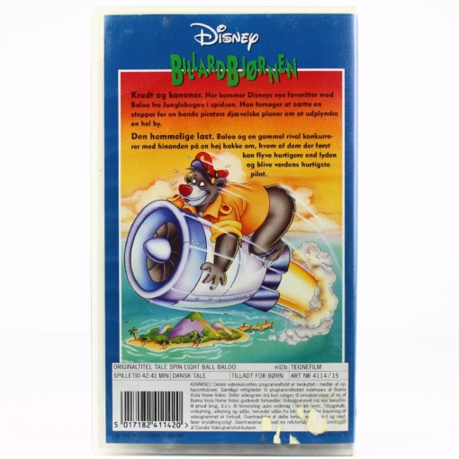 Bjørnen Baloo: Luftens Helte - Billiardbjørnen - Disney (VHS) - Image 2