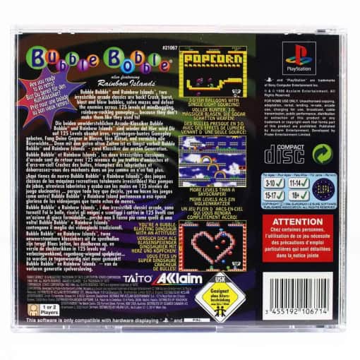 Bubble Bobble & Rainbow Islands (PS1) - Image 2