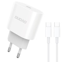 Dudao A8SEU-1M Oplader 20Watt 1xUSB-C (1m USB-C kabel inkluderet)