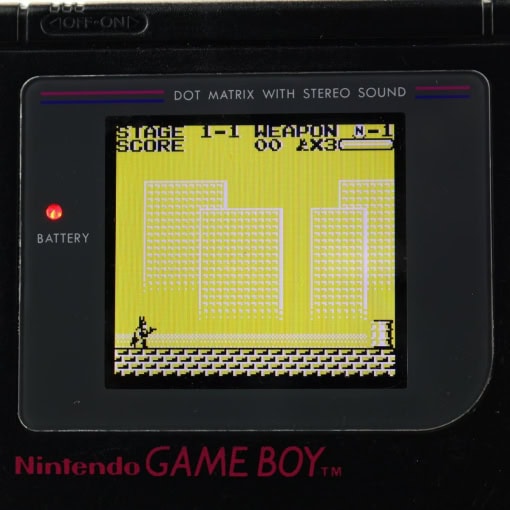 Game Boy Classic med IPS skærm (Sort) - Image 11