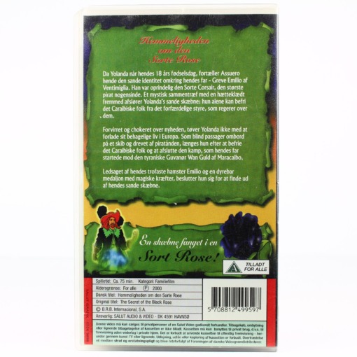 Hemmeligheden om den Sorte rose (VHS) - Image 2