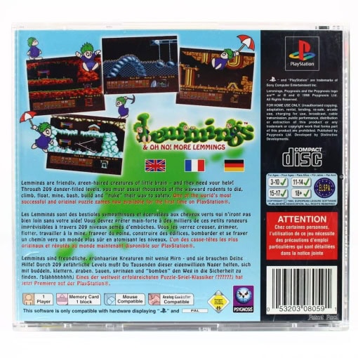 Lemmings & Oh No! More Lemmings (PS1) - Image 2