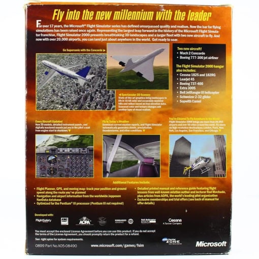 Microsoft Flight Simulator 2000 (PC Big Box) - Image 2