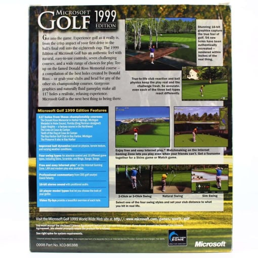 Microsoft Golf 1999 Edition (PC Big Box) - Image 2